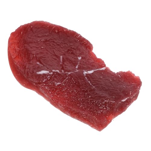 Abaodam Lebensechtes Steak Modell Realistische Rindfleisch Deko Küchenaccessoire für Kinderküche Fotorequisit Tischdekoration Geeignet für Zuhause Supermarkt Hotel und Kindergarten Abaodam Lebensechtes Steak Modell Realistische Rindfleisch Deko Küchenaccessoire für Kinderküche Fotorequisit Tischdekoration Geeignet für Zuhause Supermarkt Hotel und Kindergarten von Abaodam