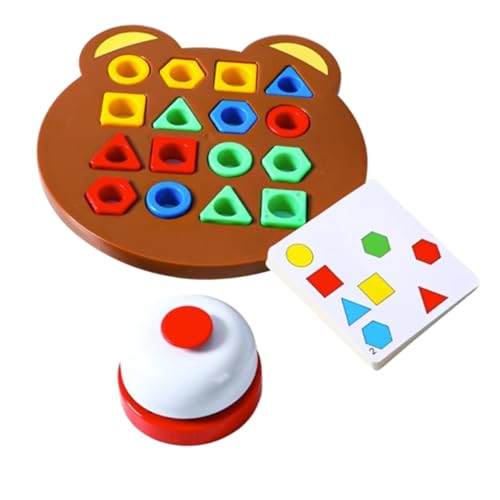 Abaodam Lernspielzeug Form Farbzuordnung Spielbrett Leichtes Spiel für Kleinkinder Jahre Interaktives Eltern Junge Mädchen Spiel für Denken und Intelligenz Abaodam Lernspielzeug Form Farbzuordnung Spielbrett Leichtes Spiel für Kleinkinder Jahre Interaktives Eltern Junge Mädchen Spiel für Denken und Intelligenz von Abaodam