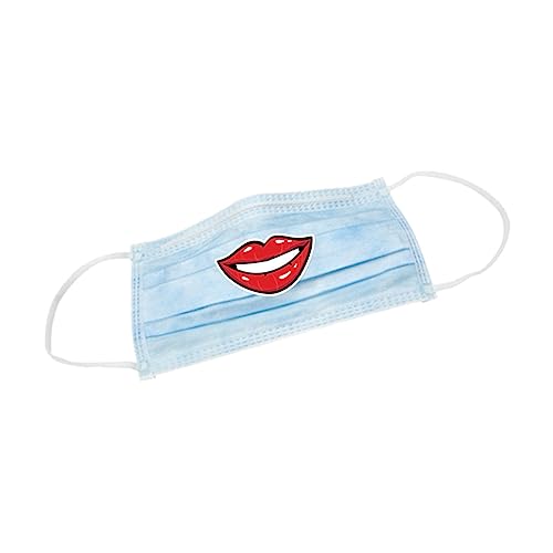 Abaodam Maskenaufkleber Lippenaufkleber Für Die Dienstleistungsbranche ächeln Dekore Für Masken Selbstklebende Maskenaccessoires Stil A von Abaodam