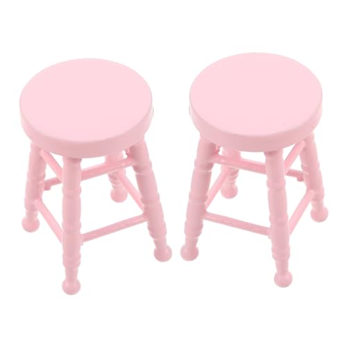 Abaodam Holzhocker Für Puppenhaus Miniaturmöbel Maßstab Kleiner Hocker Mit Hohen Beinen Runde Sitzfläche Zum Basteln Modellspielzeug Für Mikroszenen Abaodam Holzhocker Für Puppenhaus Miniaturmöbel Maßstab Kleiner Hocker Mit Hohen Beinen Runde Sitzfläche Zum Basteln Modellspielzeug Für Mikroszenen von Abaodam