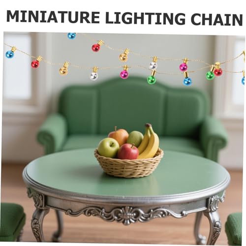 Abaodam Maßstab Farbige Fake-Lichter Realistische Puppenhaus-Beleuchtung Vielseitige Dekoration für Weihnachts Feengarten-szenen Abaodam Maßstab Farbige Fake-Lichter Realistische Puppenhaus-Beleuchtung Vielseitige Dekoration für Weihnachts Feengarten-szenen von Abaodam