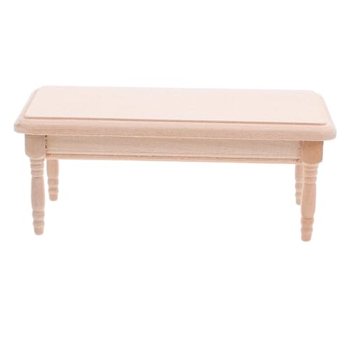 Abaodam Maßstab Unbehandelter Holz Kaffeetisch mit Schublade DIY Wohnzimmertisch für Puppenhaus Dekoration und Handwerksfreude Abaodam Maßstab Unbehandelter Holz Kaffeetisch mit Schublade DIY Wohnzimmertisch für Puppenhaus Dekoration und Handwerksfreude von Abaodam