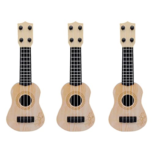 Abaodam Mini 4 Saiten Gitarre Musikinstrument Für Kleinkinder Und Anfänger Farbe Zufällig Pädagogisches Zur Der Musikalität von Abaodam