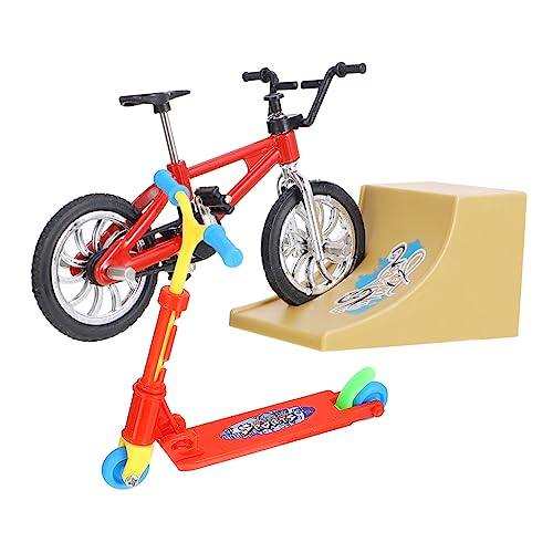 Abaodam Mini Fingerspielzeug Set 5 Teiliges Sportspielzeug Mit Fingerfahrrad Roller Und Rampe Für Kreative Heimdekoration Und Spielspaß Für Und Erwachsene von Abaodam