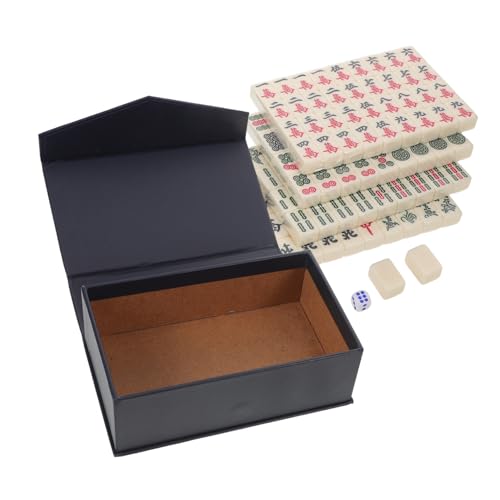 Abaodam Mini Mahjong Set Melamin mit Gravierten Spielsteinen Tragbares Kompaktes Chinesisches Spiel für Anfänger Camping Reisen Partys und Familienspaß Platzsparend und Langlebig Abaodam Mini Mahjong Set Melamin mit Gravierten Spielsteinen Tragbares Kompaktes Chinesisches Spiel für Anfänger Camping Reisen Partys und Familienspaß Platzsparend und Langlebig von Abaodam