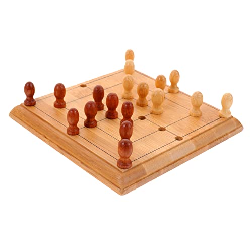 Abaodam Mini Schachspiel Aus Für Tragbares Strategiespiel Mit Faltbarem Schachbrett Ideal Für Reisen Und Familienunterhaltung Schachspiel Für Und Erwachsene 1 Set von Abaodam