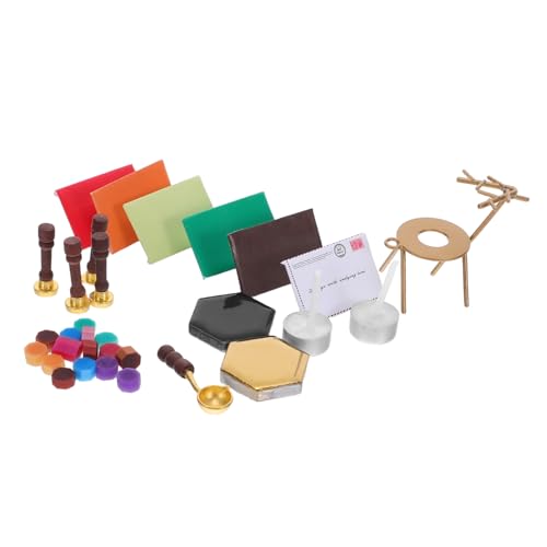 Abaodam Miniatur Feuerwachssiegel Set Weihnachtsmotive Dollhouse Dekor Zubehör für DIY Basteln Briefversiegelung Detailreiche Miniatur Stempel für Puppenhaus Weihnachtsdeko Abaodam Miniatur Feuerwachssiegel Set Weihnachtsmotive Dollhouse Dekor Zubehör für DIY Basteln Briefversiegelung Detailreiche Miniatur Stempel für Puppenhaus Weihnachtsdeko von Abaodam