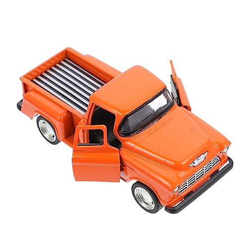 Abaodam Miniatur Pickup Truck Modell Orange Metalllegierung Sammelbares Miniaturauto für Jungen und Mädchen Dekoration und Lernspielzeug Abaodam Miniatur Pickup Truck Modell Orange Metalllegierung Sammelbares Miniaturauto für Jungen und Mädchen Dekoration und Lernspielzeug von Abaodam