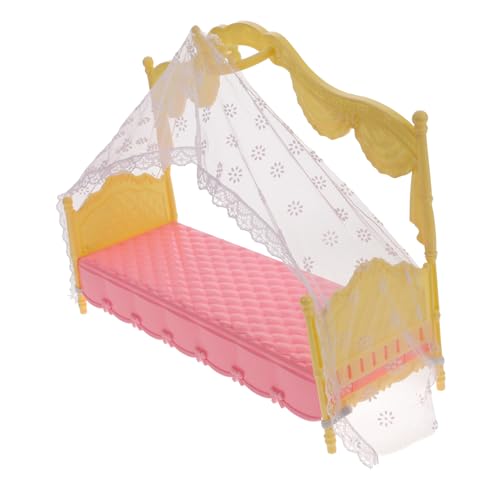 Abaodam Miniatur Puppenbett Robustes für Puppenhaus Praktische Möbel für Rollenspiele Detaillierte Gestaltung für Kinderzimmer für Kreative Wohnideen Abaodam Miniatur Puppenbett Robustes für Puppenhaus Praktische Möbel für Rollenspiele Detaillierte Gestaltung für Kinderzimmer für Kreative Wohnideen von Abaodam