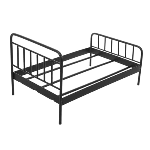 Abaodam Miniatur Puppenhaus Möbel Metallbett Schwarz Kleines Etagenbett Doll Crib für Rollenspiel Vielseitiges Zubehör für Puppenhaus Schlafzimmer und Sammler Abaodam Miniatur Puppenhaus Möbel Metallbett Schwarz Kleines Etagenbett Doll Crib für Rollenspiel Vielseitiges Zubehör für Puppenhaus Schlafzimmer und Sammler von Abaodam