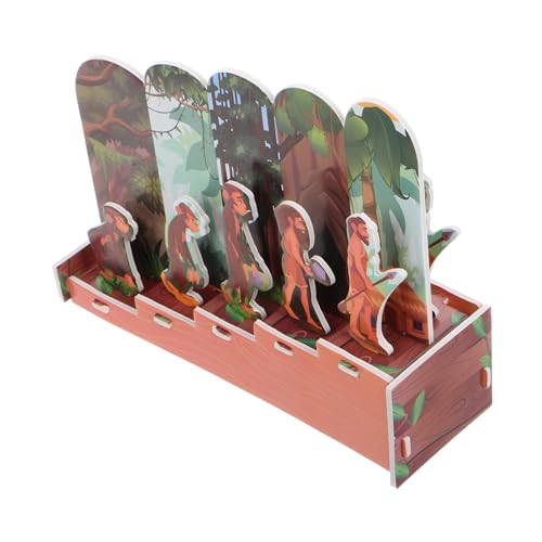 Abaodam Modell Der Menschlichen Evolution Anatomie-Puzzle Körper-Puzzle Brettspiel-Organizer Und Aufbewahrung Modell Der Biologischen Wissenschaft Puzzlespiele Für Erwachsene Kt-Board von Abaodam