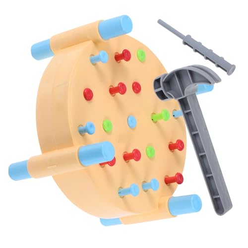 Abaodam Montessori Hammerpuzzle Buntes Holzspielzeug Hand Auge Koordination und Motorik bei Kleinkindern Realistisches Hämmer Spiel für Frühe Lernentwicklung und Konzentration Abaodam Montessori Hammerpuzzle Buntes Holzspielzeug Hand Auge Koordination und Motorik bei Kleinkindern Realistisches Hämmer Spiel für Frühe Lernentwicklung und Konzentration von Abaodam