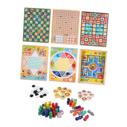 Abaodam Multifunktionales Holz Spielbrett Schachspiel mit Glatter Oberfläche und Kindersicherem Design Fördert und Gedächtnis für Familien Spielerischen Entwicklung Abaodam Multifunktionales Holz Spielbrett Schachspiel mit Glatter Oberfläche und Kindersicherem Design Fördert und Gedächtnis für Familien Spielerischen Entwicklung von Abaodam