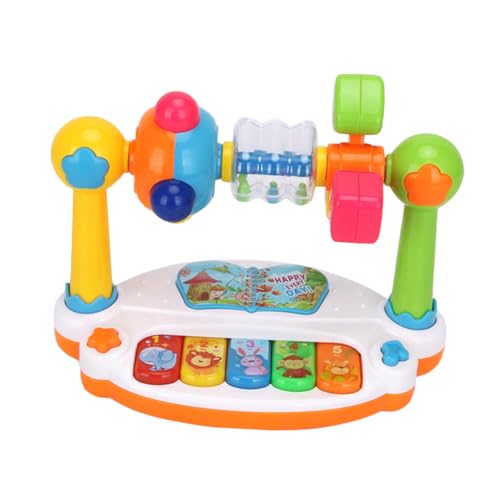 Abaodam Multifunktionales Musikinstrument mit Leuchtenden Tasten Pädagogisches zur Hand Auge Koordination Farbenfrohes Plastik Klavier für Frühe Musikalische Zufällige Zufällige Farbe Abaodam Multifunktionales Musikinstrument mit Leuchtenden Tasten Pädagogisches zur Hand Auge Koordination Farbenfrohes Plastik Klavier für Frühe Musikalische Zufällige Zufällige Farbe von Abaodam