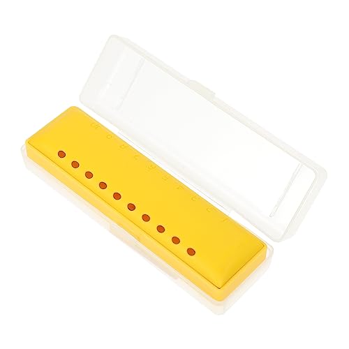 Abaodam Mundharmonika kinderinstrumente musikinstrumente Anfängerinstrument musikspielzeug zieharmonika Musikinstrument Kinderharmonika Frühpädagogisches Abs Yellow von Abaodam