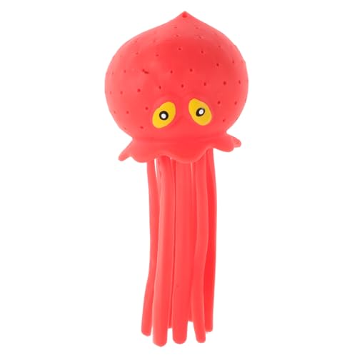 Abaodam Oktopus-Wasserball Gummi-Badespielzeug Für Kinder Sensorisches Stressabbau-Poolspielzeug Für Kinder Jungen Und Mädchen Goodie-Bag-Füller Rot von Abaodam