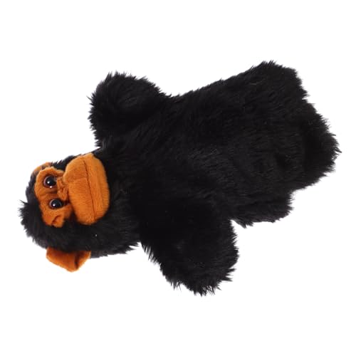 Abaodam Orang Utan Tier Handpuppe Die Marionetten Puppen Cartoon Handpuppe Zum Geschichtenerzählen Handpuppe Zum Geschichtenerzählen Handpuppe Tierpuppe Schwarzer Plüsch von Abaodam