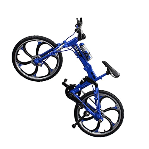 Abaodam Ornamente Bausatz Mini-Fahrrad-fingermodell Spielzeug Aus Druckguss Klassisches Spielzeug Retro-wohndekoration Miniaturdekoration Figurendekor Topper Miniatur-fingerspielzeug Blue von Abaodam