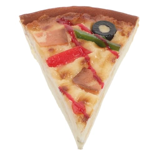 Abaodam Pizzastück Aus Echtem Kunststoff Modell Spiel-Lebensmittel Pizza-Spielzeug-Set Dekorative Wohnkultur von Abaodam