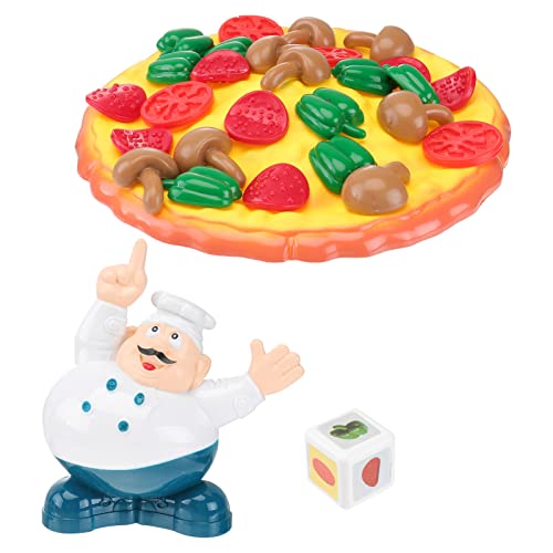 Abaodam Pizza-Topple-Spiel Tisch-Balancier-Pizza-Spielzeug Pizza-Topple-Stapelspiel Pizza-Stapel-Pizza-Spielzeug Für 2–4 Spieler Spielspaß Für Familienfreunde von Abaodam