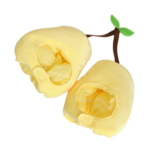 Abaodam Plüsch Birnen-doppelkopf-Kopfbedeckung Leicht und Bequem Einzigartiges Kostüm-accessoire für Erwachsene für Halloween Geburtstagsfeiern Karneval und Fotospiele Abaodam Plüsch Birnen-doppelkopf-Kopfbedeckung Leicht und Bequem Einzigartiges Kostüm-accessoire für Erwachsene für Halloween Geburtstagsfeiern Karneval und Fotospiele von Abaodam