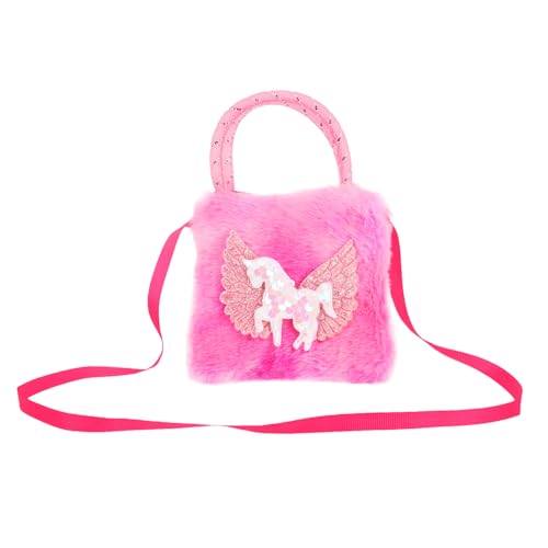 Abaodam Plüsch Umhängetasche Umhängetaschen Tragetaschen Kleine Netztasche Für Geldbörse Herren Kuriertasche Tagebuch Mit Schloss Für Fuzzy Tagebuch Fuzzy Einhorn Tagebuch Tagebuch von Abaodam