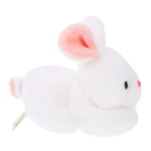 Abaodam Plüschhase Kleine Stoffhasen Ausgestopfter Hase Aus Plüsch Kuschelhasen Für Babys Kleiner Hase Plüsch Bunny Toy Kleines Kuscheltier Hase Pp Baumwolle Weiß von Abaodam