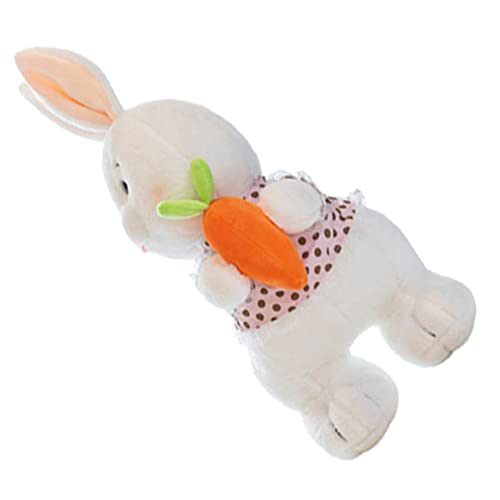 Abaodam Plüschpuppen buchattrappe bucherregal spielzeuge kinderspielzeuge Kinderbedarf bequemes Hasenspielzeug ausgestopfter Hase Stofftier Daunen Baumwolle Rosa von Abaodam