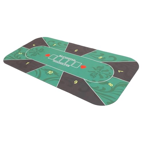 Abaodam Poker Chip Tuch Tragbare Schachbrett Klappmatte Faltbares Schachbrett Poker Tischplatte Pokerspielmatte Tischmatte Pokerkissen rutschfeste Tischabdeckung Faltbare Matte von Abaodam