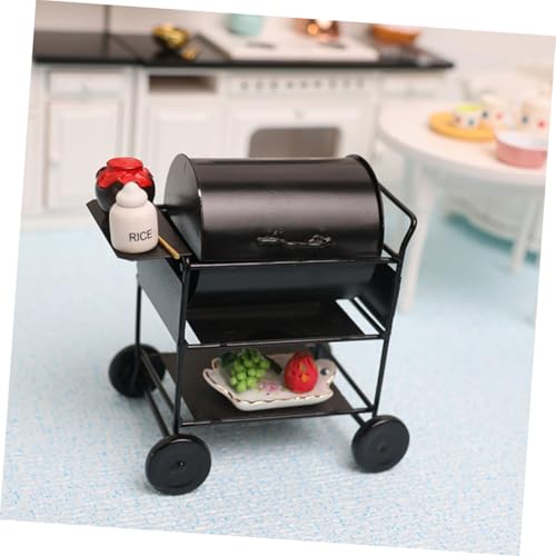 Abaodam Puppenhaus Zubehör Realistischer Mini Grill für Kinderspielküchen Kreatives Rollenspiel Zubehör für Puppenhaus und Miniaturküche Abaodam Puppenhaus Zubehör Realistischer Mini Grill für Kinderspielküchen Kreatives Rollenspiel Zubehör für Puppenhaus und Miniaturküche von Abaodam