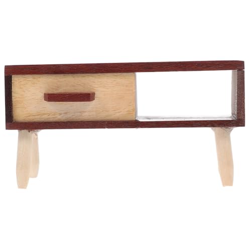 Abaodam Puppenhausmöbel Mini Möbel Herbstdeko Für Küche Hausdekorationen Für Zuhause Tv Schrank Spielzeug Für Kleinkinder Für Couchtisch Puppenstuben Mini Spielzeug von Abaodam