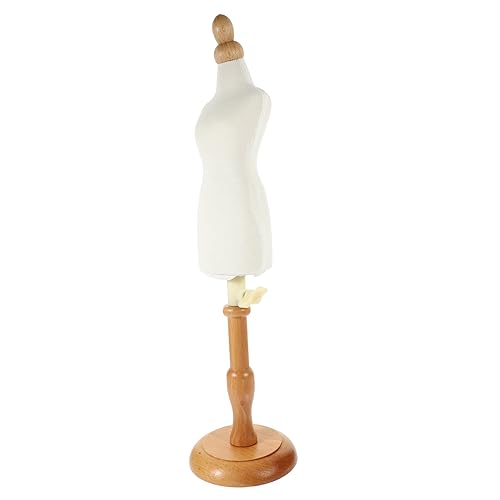 Abaodam Puppenkleidmodell kleiderbügel kleiderständer Kleider Regal kleiderhänger tragbarer Stimulator Halloween- Torso Kleiderform in Puppengröße Puppenschaufensterpuppe Stoff von Abaodam