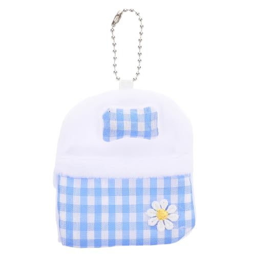 Abaodam Puppenschlafsack Geflochtener Aufbewahrungskorb Die Einkaufstasche Besondere Puppen Exquisiter Schlafsack Mini-Modell Kleiner Korb Aufbewahrungskorb Handtaschenschlafsack Plüsch von Abaodam