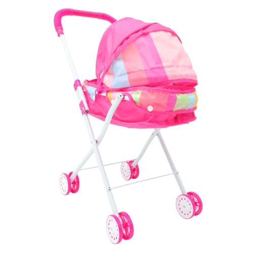 Abaodam Puppenwagen Babypuppen Minispielzeug Ornamente Für Babypuppen Babywagen Kinderspielzeug Mädchenspielzeug Mädchenspielzeug Für Babys Rollwagen Oxford Stoff von Abaodam