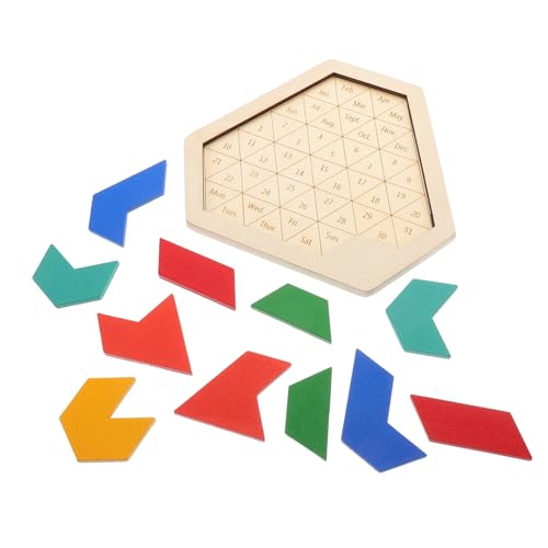 Abaodam Puzzle Für Sensorisches Iq-Spiele Vorschulspielzeug Reise-Tangram-Puzzle Kleinkindspielzeug Spiele Blockieren Logikrätsel Für Logische Rätsel Holz von Abaodam