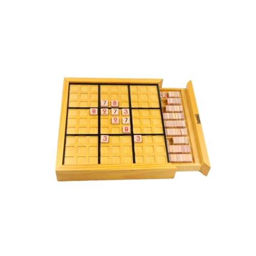 Abaodam Puzzlespiele für Kinder Trainingsboard für logisches Denken Brettspiel für Kinder Tischpuzzle für Kinder Zahlen Schachbrett Brettspiel Spielen Hölzern von Abaodam