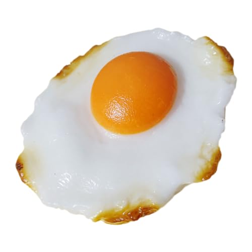 Abaodam Realistische Gefälschte Spiegeleier Kunststoffmodelle Leicht Tragbar Einfach zu Reinigen Vielseitig als Küchen Deko für Scherze Abaodam Realistische Gefälschte Spiegeleier Kunststoffmodelle Leicht Tragbar Einfach zu Reinigen Vielseitig als Küchen Deko für Scherze von Abaodam