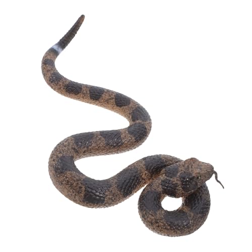 Abaodam Realistische Gummi-Schlange Weiche TPR Schlange Modell Requisiten für Garten Halloween Party Streich Dekoration Abaodam Realistische Gummi-Schlange Weiche TPR Schlange Modell Requisiten für Garten Halloween Party Streich Dekoration von Abaodam