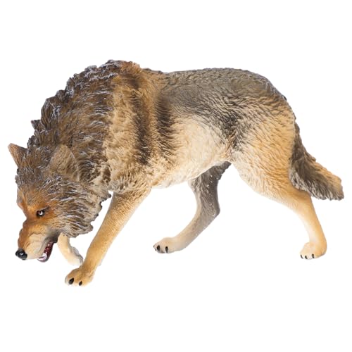 Abaodam Realistisches Brauner Wolf Modell aus Abs Wildtierfigur für Dekoratives Wildlife Ornament Leichtes Tiermodell für Garten Tisch und Lernspielzeug Abaodam Realistisches Brauner Wolf Modell aus Abs Wildtierfigur für Dekoratives Wildlife Ornament Leichtes Tiermodell für Garten Tisch und Lernspielzeug von Abaodam