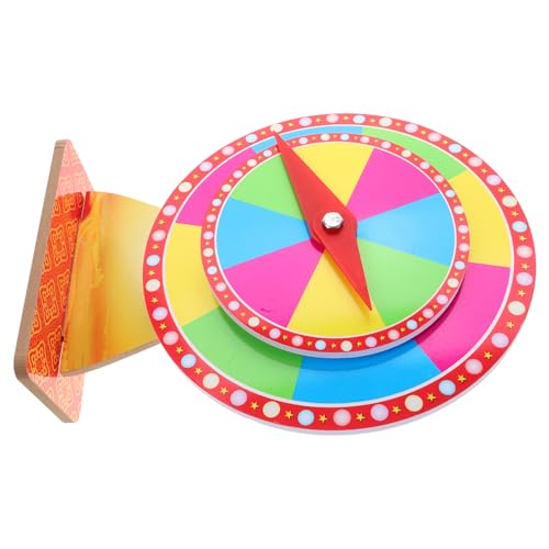 Abaodam Roulette-Spiel Spinnrad Kreisel - -Rad Drehscheibe Plattenspielerständer Lenkradknauf interaktives glücksspiel Partyzubehör Spielrad brettspiel versorgung PVC von Abaodam