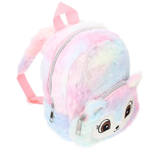 Abaodam Rucksack Rucksäcke für Schulranzen für Mädchen Umhängetasche im Tierdesign schultüte büchertasche Schoolbag Umhängetasche für Mädchen Aufbewahrungstasche Plüsch Colorful von Abaodam