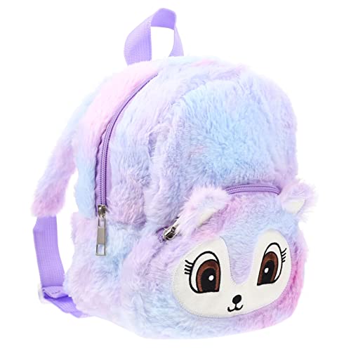 Abaodam Rucksack Umhängetasche im Tierdesign lässige Umhängetasche Schultertasche Geldbeutel schultüte büchertasche Wallet Schultasche für praktische Umhängetasche Polyester Violett von Abaodam