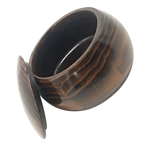 Abaodam Schachfiguren Glas Aus Holz Go Schach Behälter Schachsteine Halter Schachbedarf Go Schach Aufbewahrungsschale Aufbewahrungskoffer Professioneller Go Bowl von Abaodam