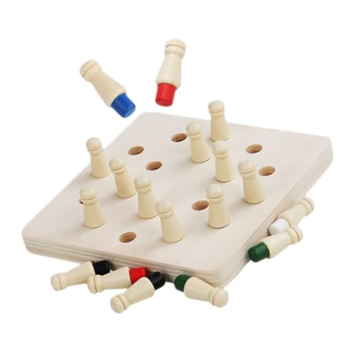 Abaodam Schach Kinder Schachspiel Gedächtnisspiel Für Lernspielzeug Zur Der Kognitiven Fähigkeiten 1 Set Mit Bunten Schachfiguren Pädagogisches Geduldsspiel Für 2 Bis 4 Spieler Kinder Schach von Abaodam