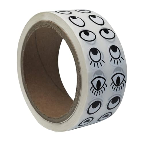 Abaodam Schwarz Weiße Augen Aufkleber Rolle Selbstklebend Für DIY Basteln Scrapbooking Party Dekorationen Sicher Langlebig Sanft Für Erwachsene Abaodam Schwarz Weiße Augen Aufkleber Rolle Selbstklebend Für DIY Basteln Scrapbooking Party Dekorationen Sicher Langlebig Sanft Für Erwachsene von Abaodam