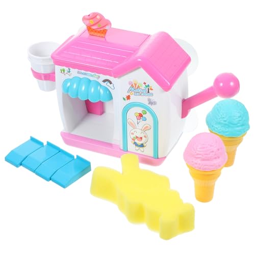 Abaodam Seifenblasenmaschine saugnapf Sucker Toys Fun Bath Toy Ice Cream Maker Toy Bath Time Toy badespielzeug Eiscreme-Duschspielzeug Blasenmaschine von Abaodam