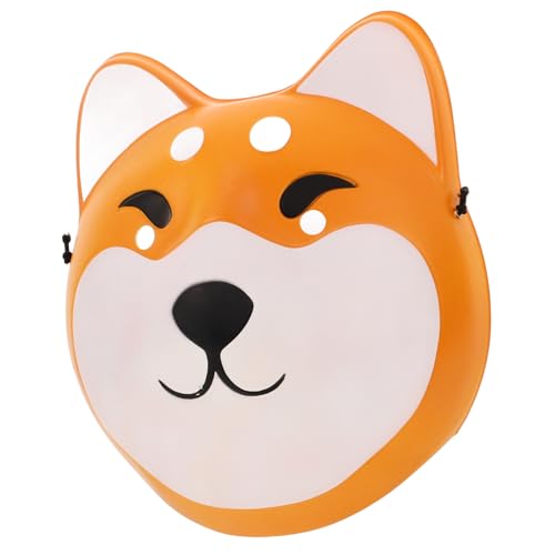 Abaodam Shiba Inu-maske Kostüm Maske Vintage Halloween-maske Tierische Cosplay-requisiten Cosplay-maske Maskenstütze Tiere Maske Requisiten Für Halloween-masken Tiermaske Für Party Plastik von Abaodam