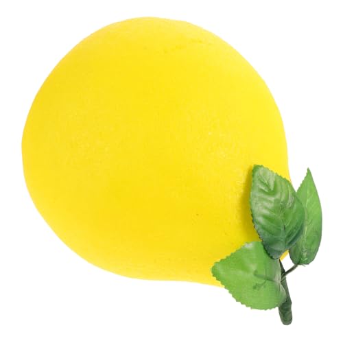 Abaodam Simulations-Grapefruit-Modell Partydekoration Gefälschte Orangen Obst-Party- Landschaftsstütze Simulation Obstdekor Kunstobst Aus Der Küche Fruchtmodell Styroporschaum Yellow von Abaodam