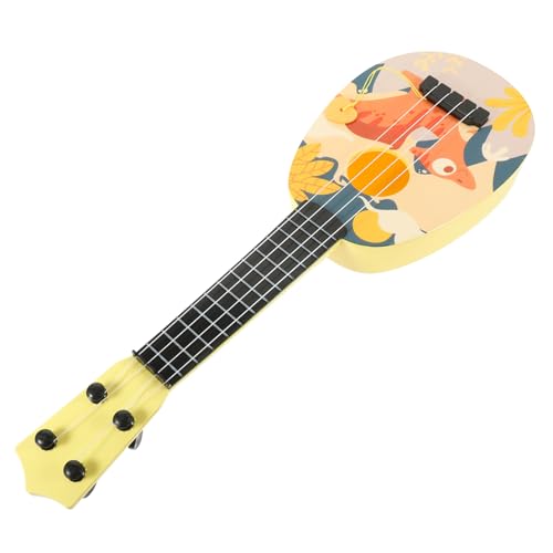 Abaodam Simulations-Ukulele Vorschulspielzeug Für Kleinkinder Jungen Gitarrenspielzeug Für Kinderspielzeug Gitarre Kleinkindgitarre 2 Jahre Alt Mini-Gitarre Plastik von Abaodam