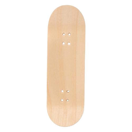 Abaodam Skateboard-zubehör Spielzeug Für Skaterliebhaber Mini-Finger-Skateboards Finger-Skateboard-Spielzeug Double-Tail-Finger-Skateboard Mini-fingerspielzeug Mini-Skateboard Beige Holz von Abaodam